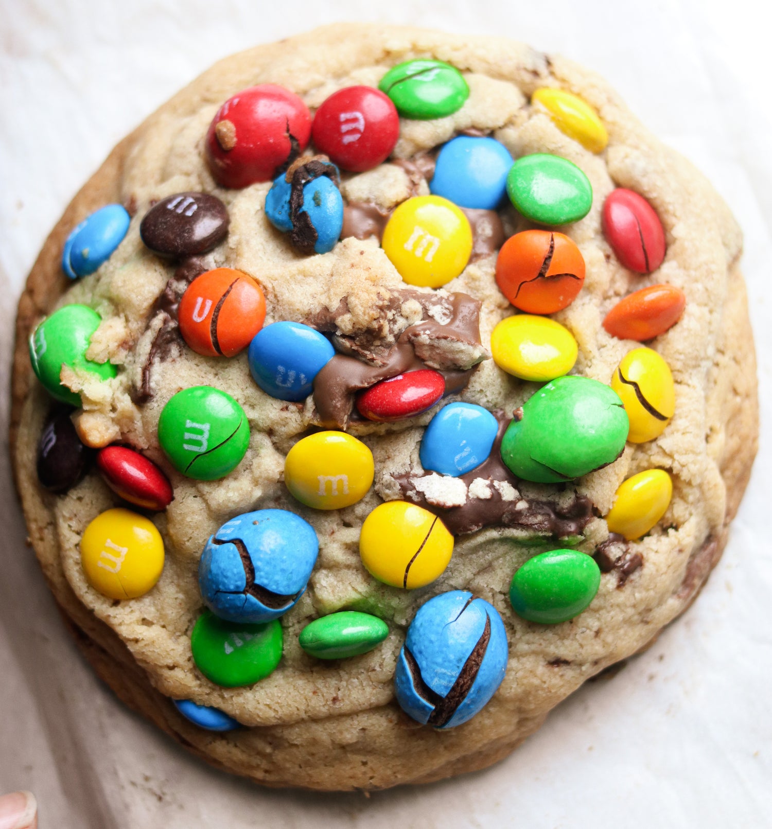 Mega M&M Chocolate Chunk Cookie - Just A Cookie Co